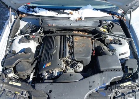 2002 BMW M3 z USA, uszkodzony, nr VIN WBSBR93432EX22496